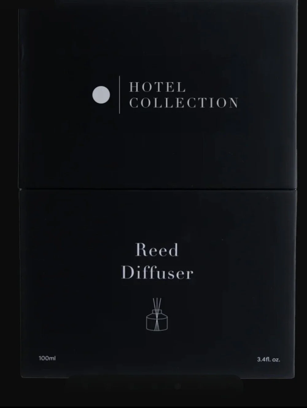 NIB Charcoal Ceramic Reed Diffuser - Scented Home Fragrance Set